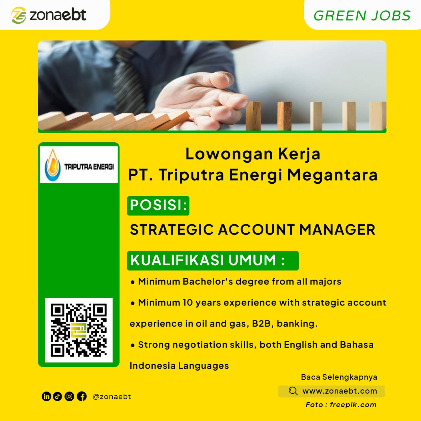 Strategic Account Manager Zonaebt.com
