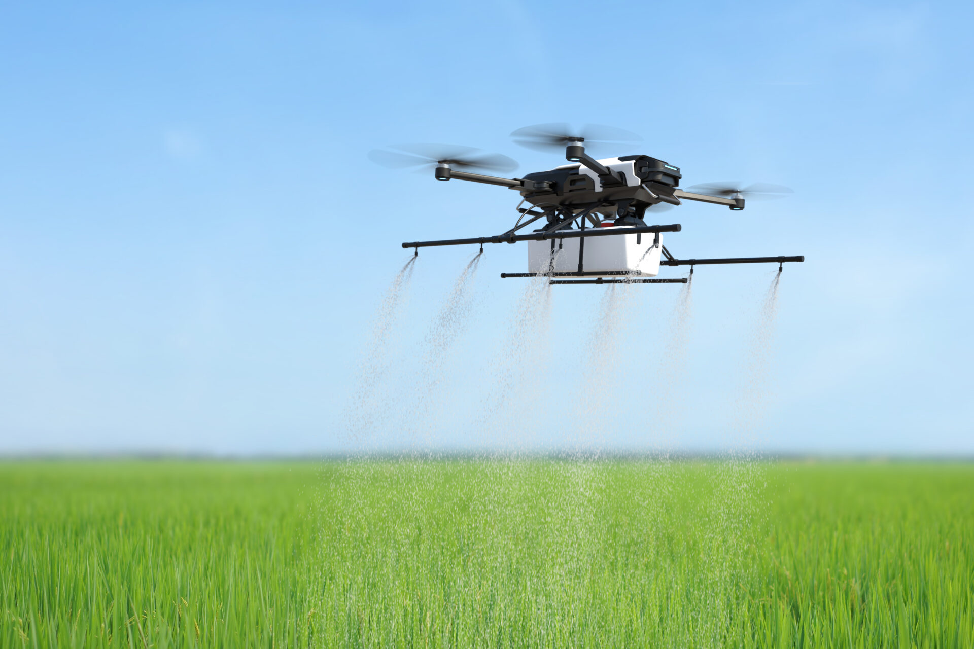 Ilustrasi Penggunaan Drone dalam Sektor Pertanian zonaebt.com