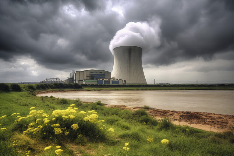 view-nuclear-power-plant-with-tower-letting-out-steam-from-process